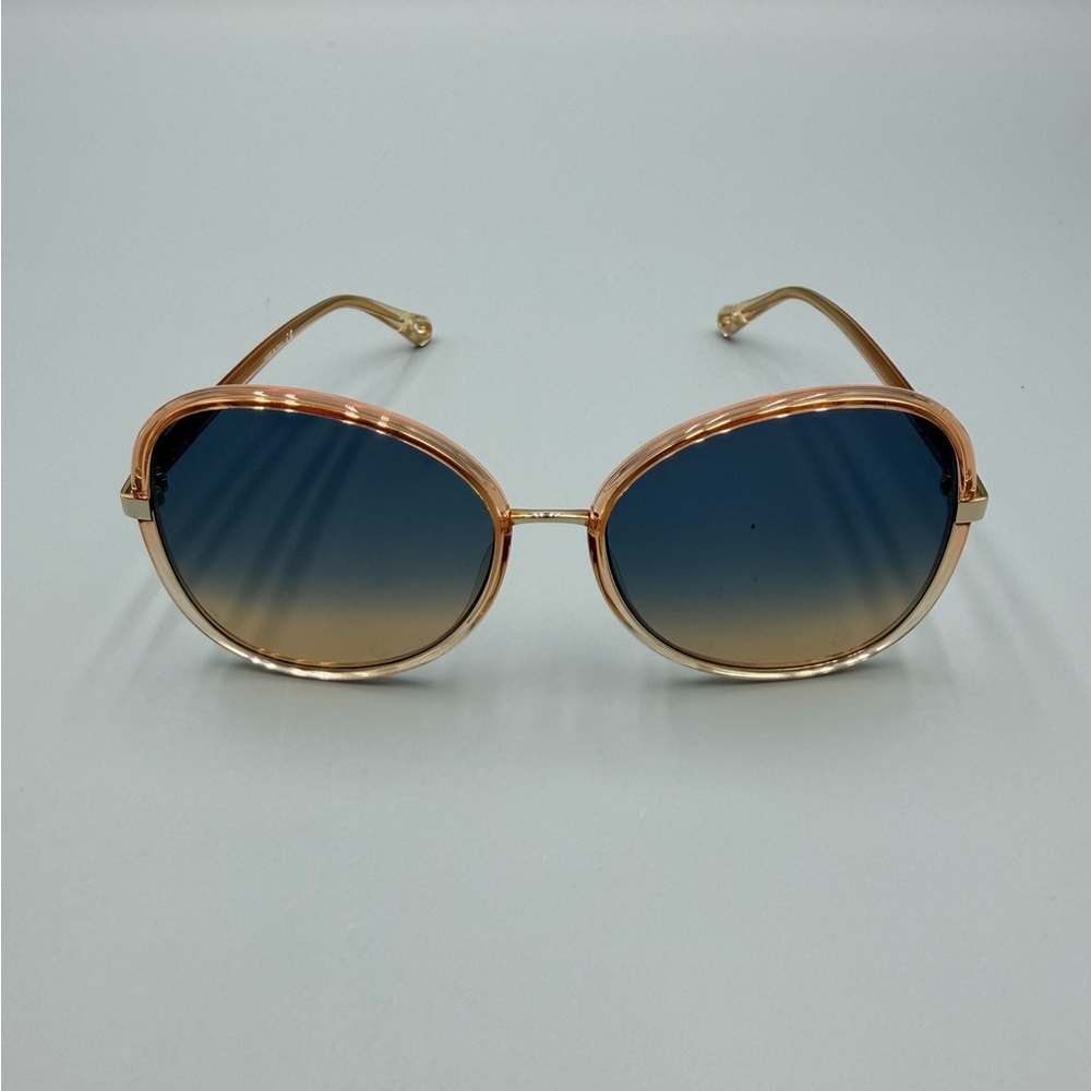 Chloe Pink/Orange Oversized Sunglasses - Picture 5 of 8